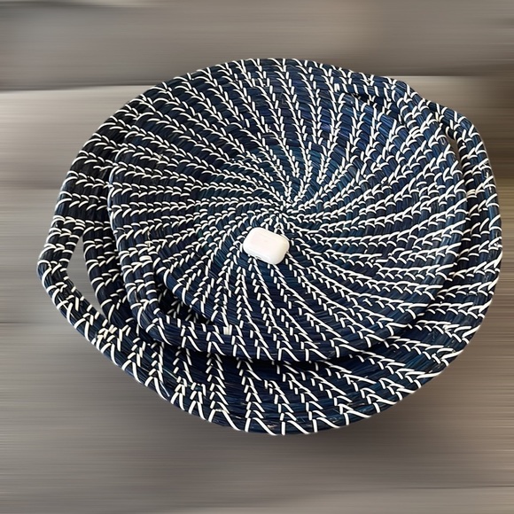 Handmade Other - Royal Blue Jumbo Weave Baskets